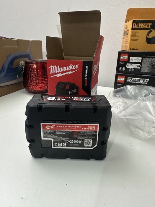 Acumulator/baterie milwaukee 6ah 18v