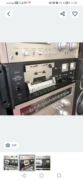 Deck Sansui SC 1110, impecabil