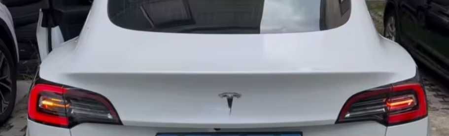 Външни ЛЕД стопове за Тесла модел 3 Tesla Model 3 свелини жълт мигач