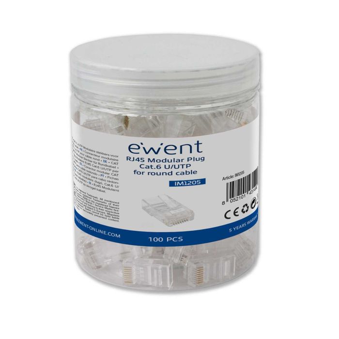 Konnektor Cat 6e 100 dona