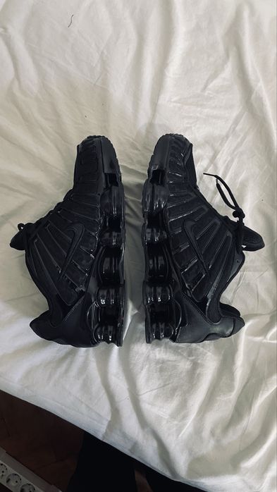 Използвано!!!Оригинални Nike SHOX TL Triple Black 44 номер