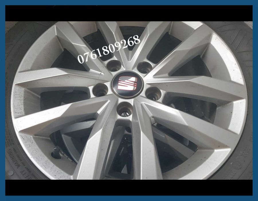 Set 4 capace negre 63mm 1P0601165 jante aliaj Seat