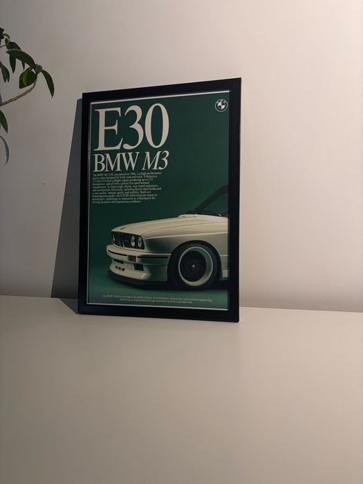 Poster Bmw  E30