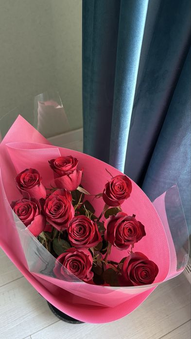 Розы букет цветы