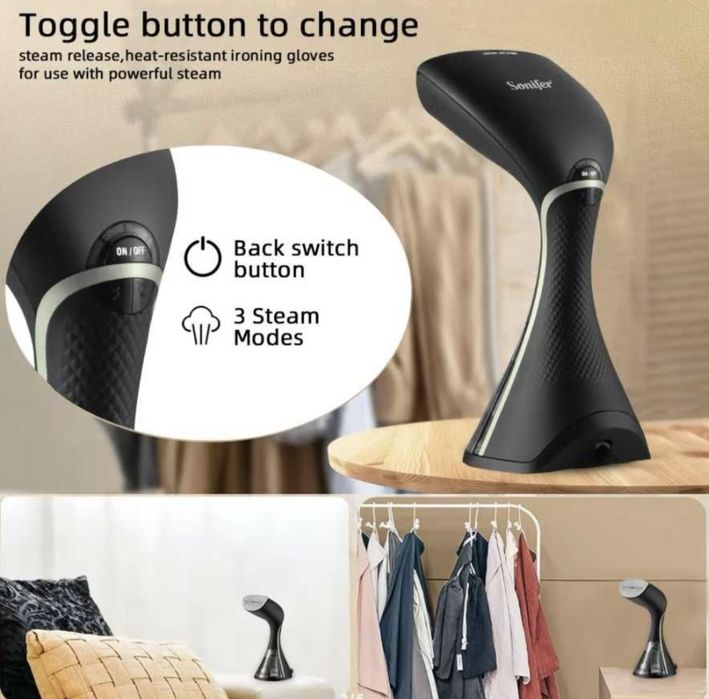 Новый ручной отпариватель Sonifer SF 9093! Паровой утюг! Гарантия есть