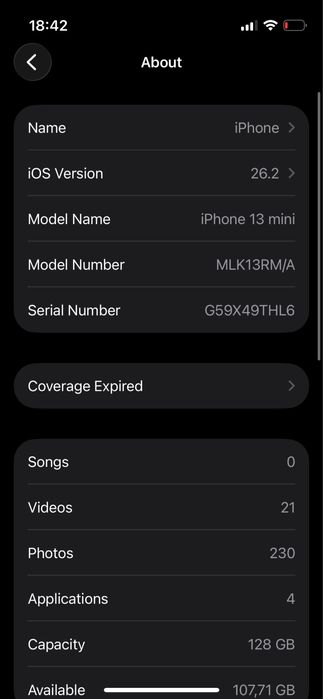 Schimb iPhone 13 Mini