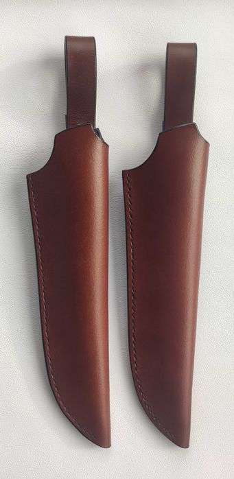 Кожени ръчно изработени кании за ножове с рисунка и без