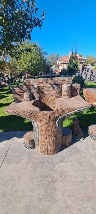 Декоративни изделия от щампован бетон от 460лв до 980лв.