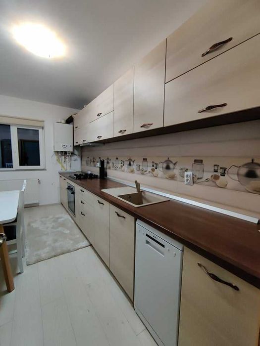 Inchiriez apartament 2 camere, 58 mp, etaj 1, modern mobilat si utilat | parcare | Hereditas Ipotesti