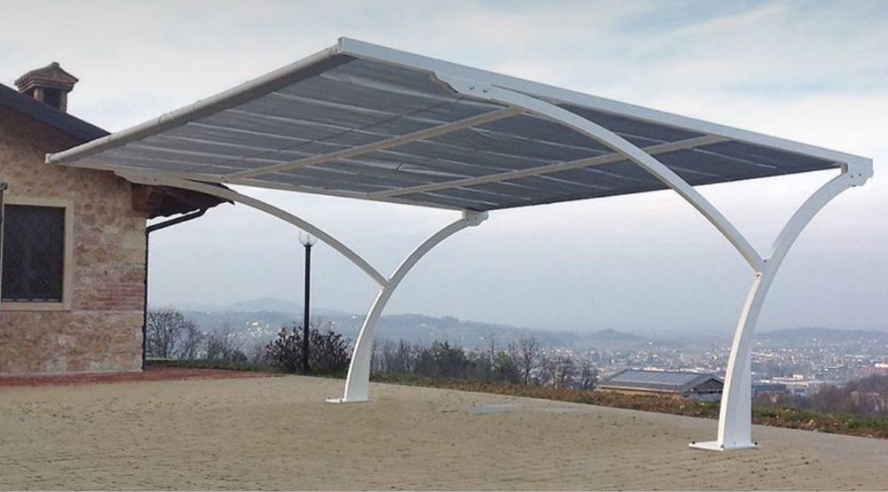 Parkovka naves stayanka навес для стоянку