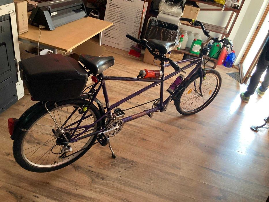 [VÂND / SCHIMB] Bicicletă Tandem Schauff de Calitate – Stare Excelentă, Gata de Drum! Roti de 26
