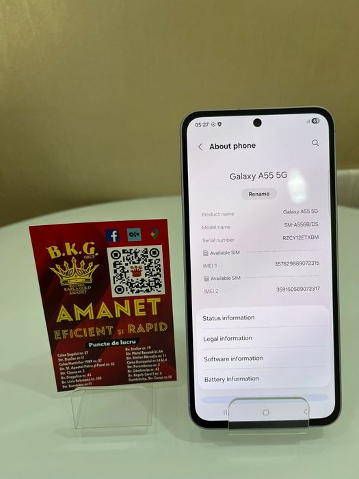 Samsung A55 256gb Amanet BKG