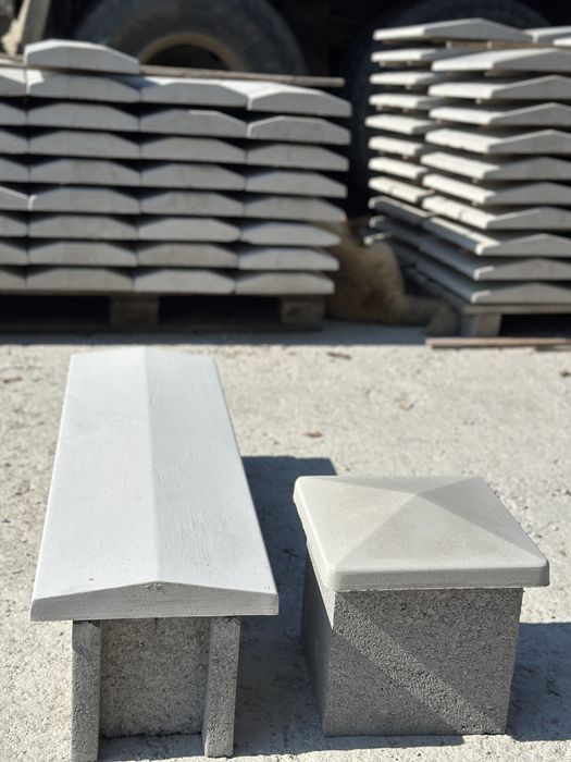 Gard de beton / capace de gard / spalieri / oale de fantana