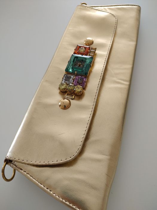 Дамски клъч с камъни