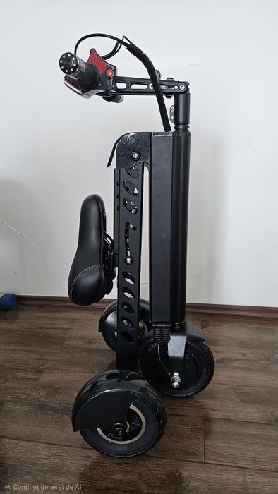 Tricicletă electrică pliabilă 250W 36V roți 10 inch