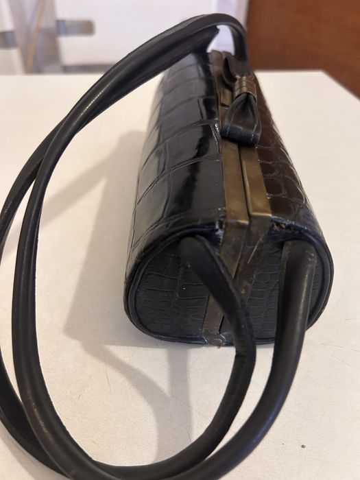 Geanta vintage piele de crocodil