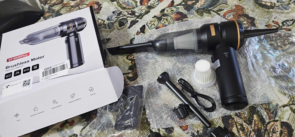 suflanta si aspirator wireless air duster