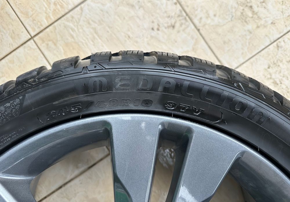 Алуминиеви джанти 7,5Jx18” за Mercedes със зимни гуми 245/45/18”