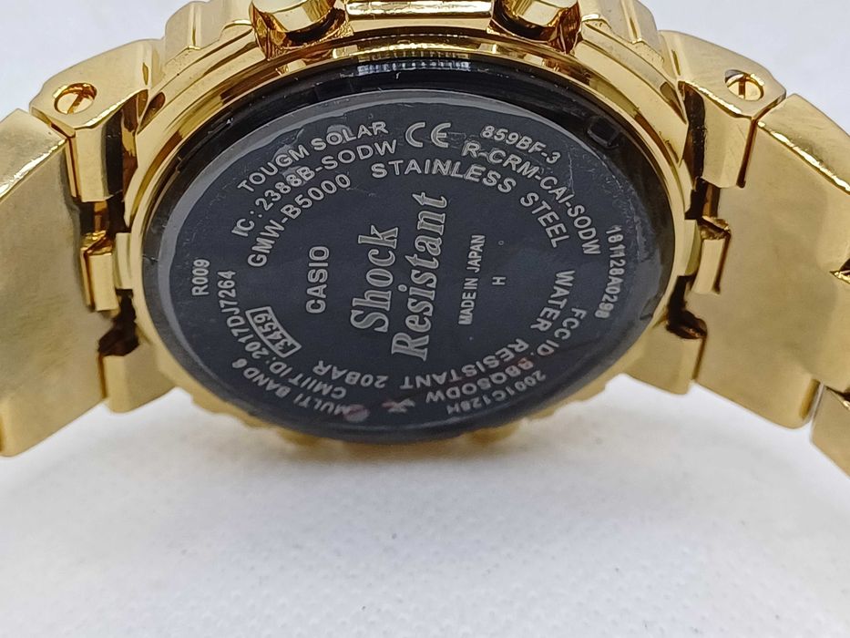 Ceas barbati Casio g shock gmw b5000tfg Gold Clear Nou,Garantie 2 ani
