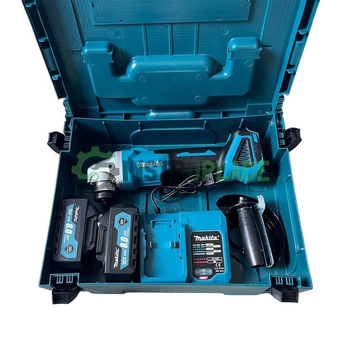 Акумулаторен ъглошлайф MAKITA 36V с 2 батерии 8.0Ah МАКИТА ФЛЕКС