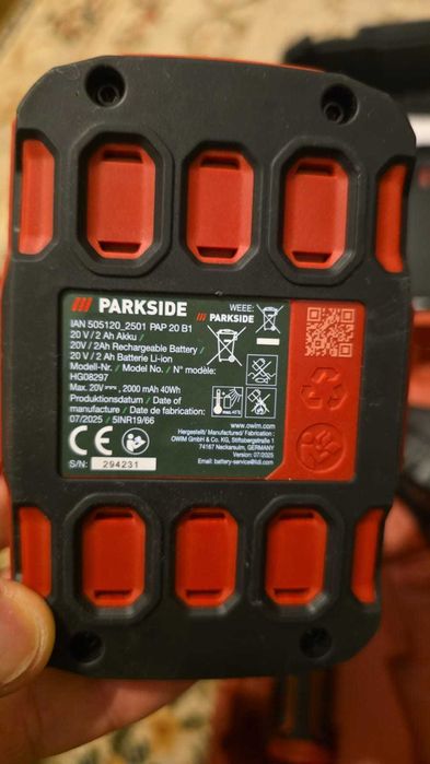 ParkSide Performance 20V PSBSAP 20-Li C3 cu percutie – noua/neutilizata.