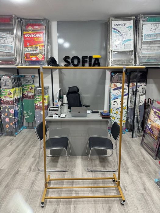 Гардеробная напольная вешалка 150кг поднимает