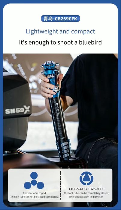 Новый карбоновий штатив от Benro