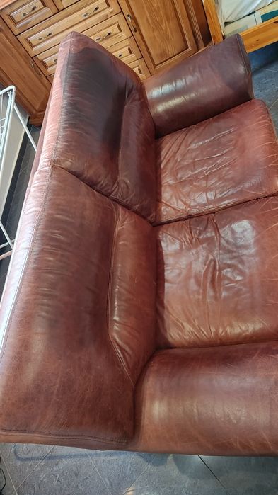 Кожени дивани тройка и двойка