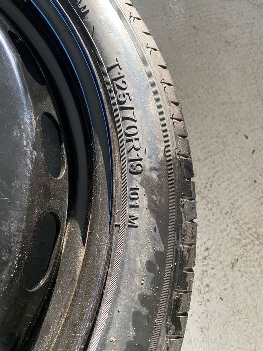 Roata de rezerva T125/70R19 Volvo XC90 XC60 S60 V60 2015-2022 31680220 31660976