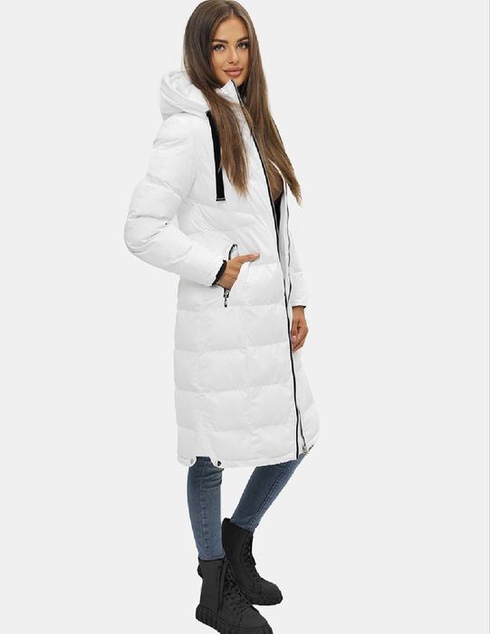 Дамско зимно бяло яке