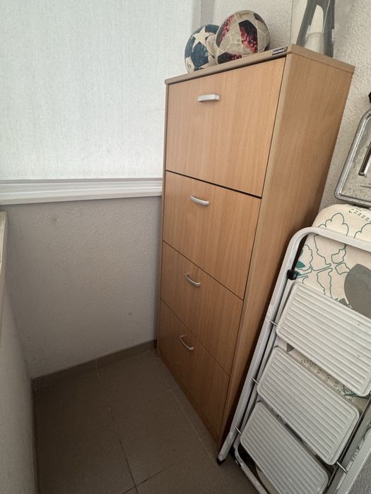 Pantofar lemn 4 rafturi