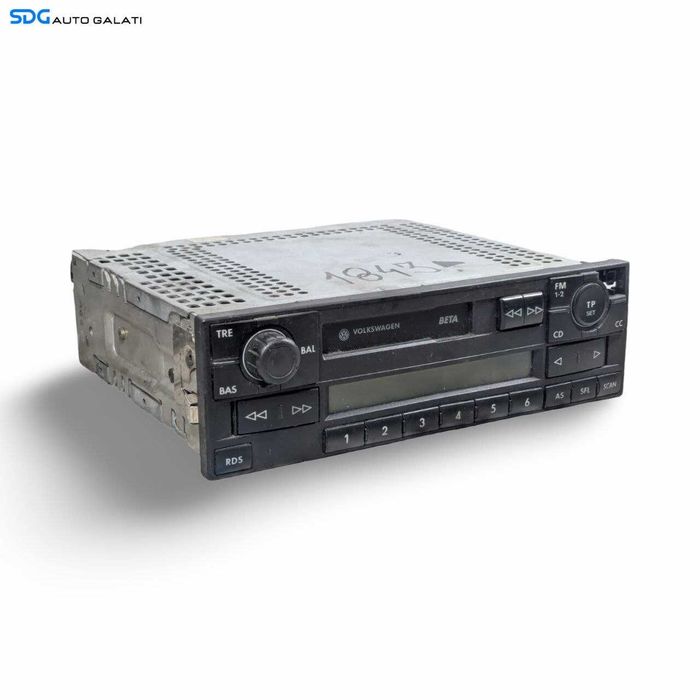 Unitate Radio Player Casetofon BETA Volkswagen Golf 4 1998 - 2005 Cod 902221589711 [LR2799]