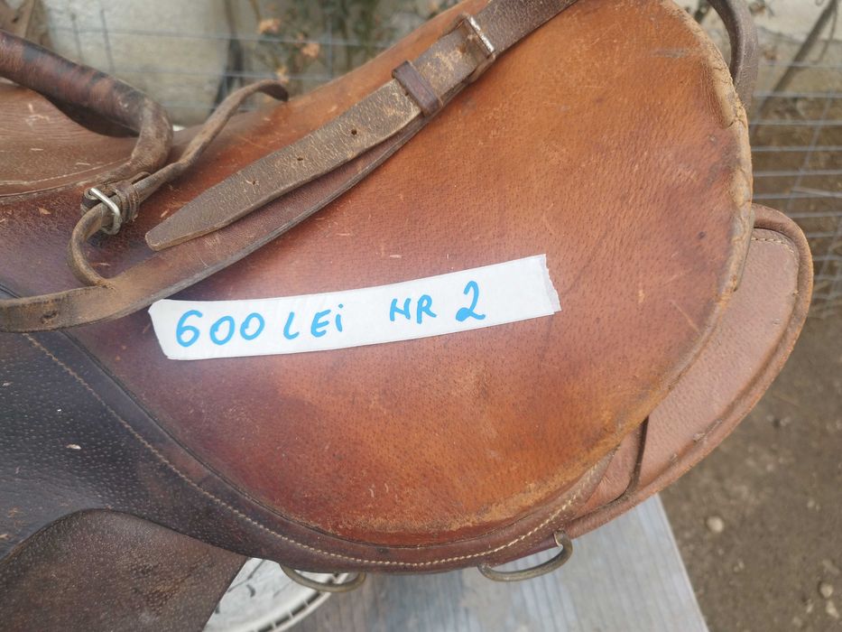 Șa piele naturala echitație călărie