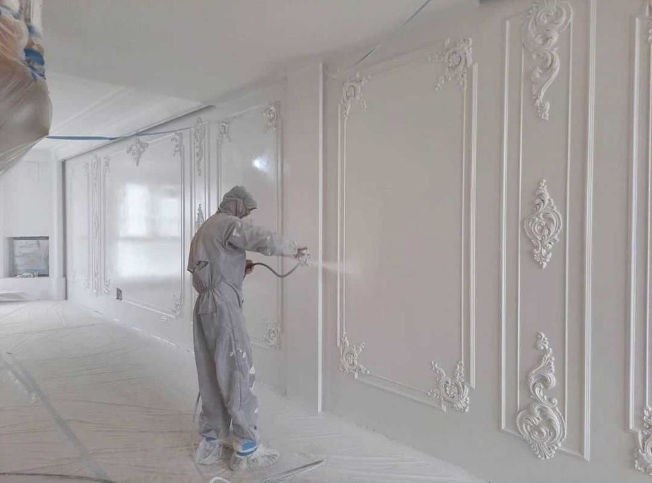 Покраска стен и потолков