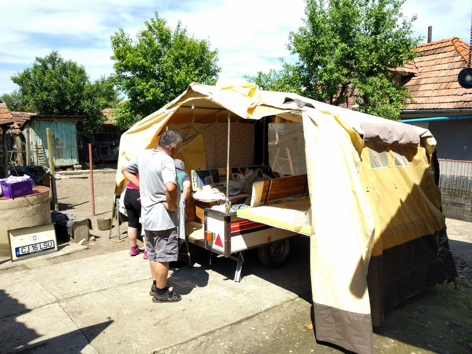 Cort trailer / rulota pliabila Stauferland 4 persoane