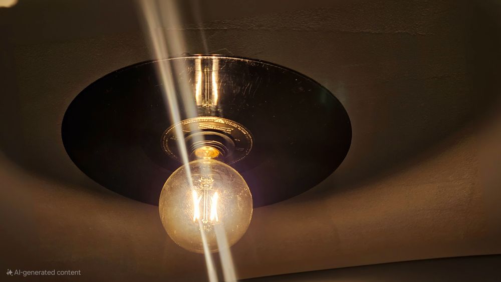 Lustra tavan din disc de vinil