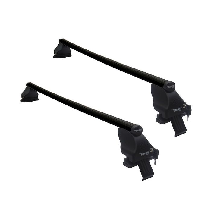 Set bare transversale portbagaj din otel marca Twinny Load TL S45, Fiat 500L 199 20 MPV, 500L Living 199 20 MPV; 500L Trekking 199 20 MPV, Peugeot 308 2 T9 20 5 Usi; kit complet cu bare, suporti si