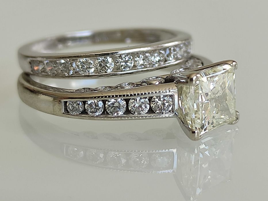 Inel 14k diamante naturale 1,49ct