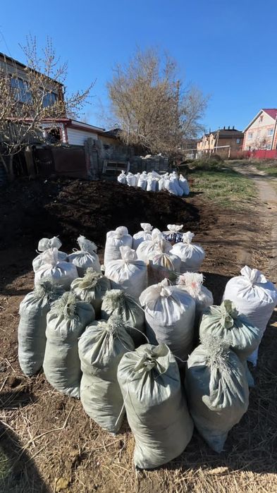 Перегной конский в мешках, доставка