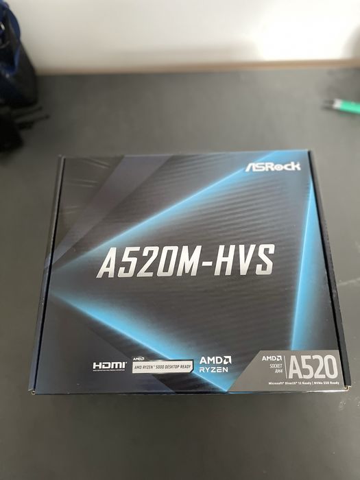 ASRock A520M-HVS + Ryzen 5 3600
