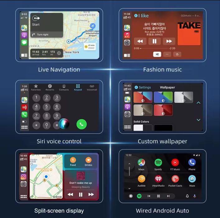 Car link Androi Auto , Apple CarPlay