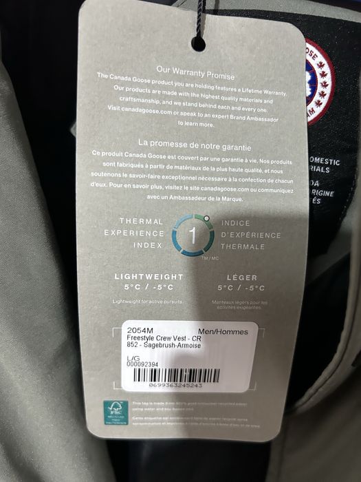 Vesta Freestyle Crew Canada Goose