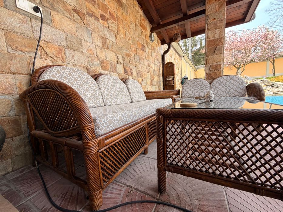 Естествен ратанов комплект