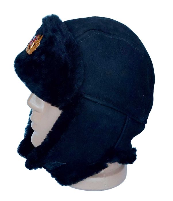 Руски, съветски шлемофон от фина агнешка естествена кожа.