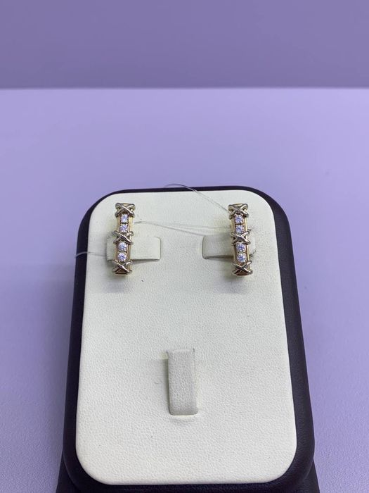 Золотые серьги / #MA960318