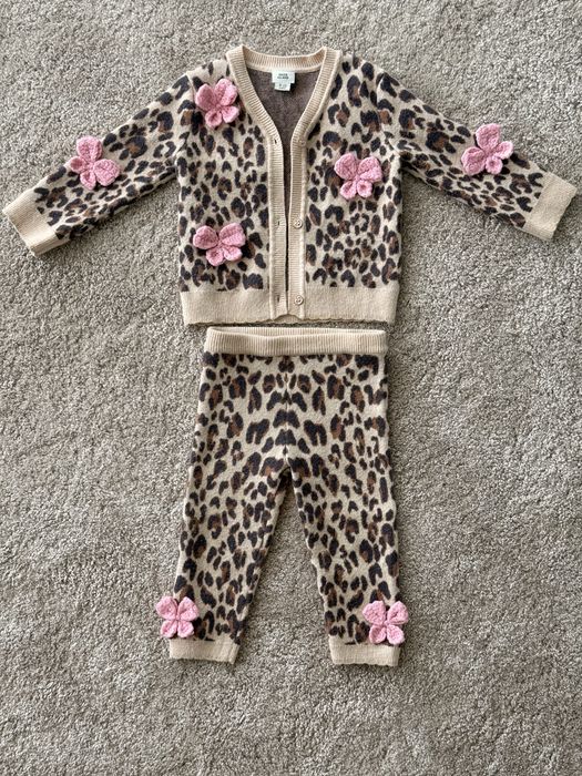 Set River Island bebe 9–12 luni, animal print leopard