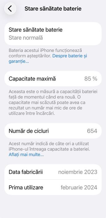 Vand Iphone 15 pro 256 GB WHITE TITANIUM