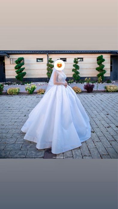 Продам свадебное платье размер 42(хs)