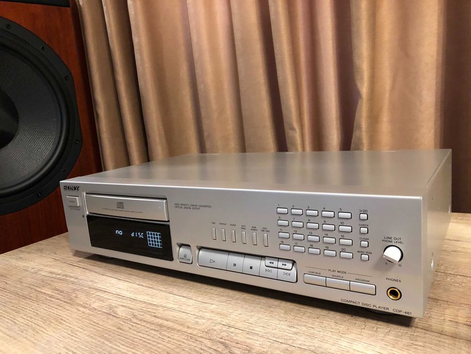 Sony CDP-461, cd player hight density linear converter optical digital