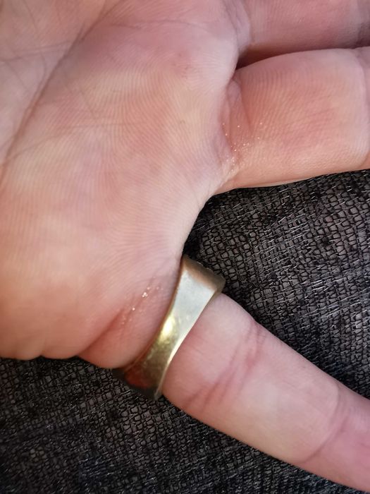 Inel placat cu aur, cu ametist